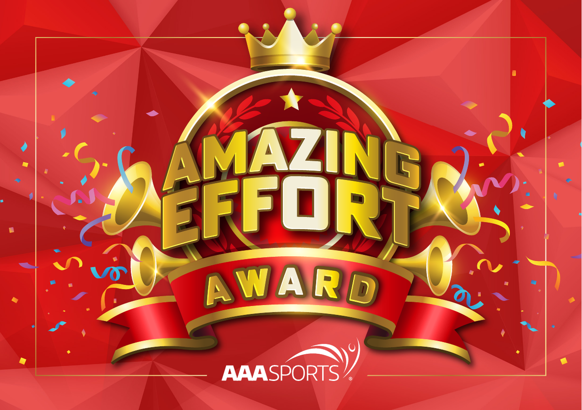 AAAsports Amazing Effort Award