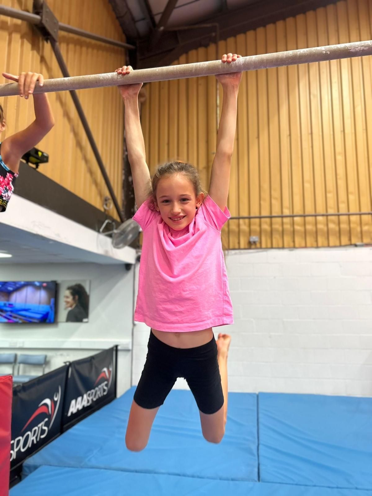 Gymnastics at an AAAsports Holiday Fun Day