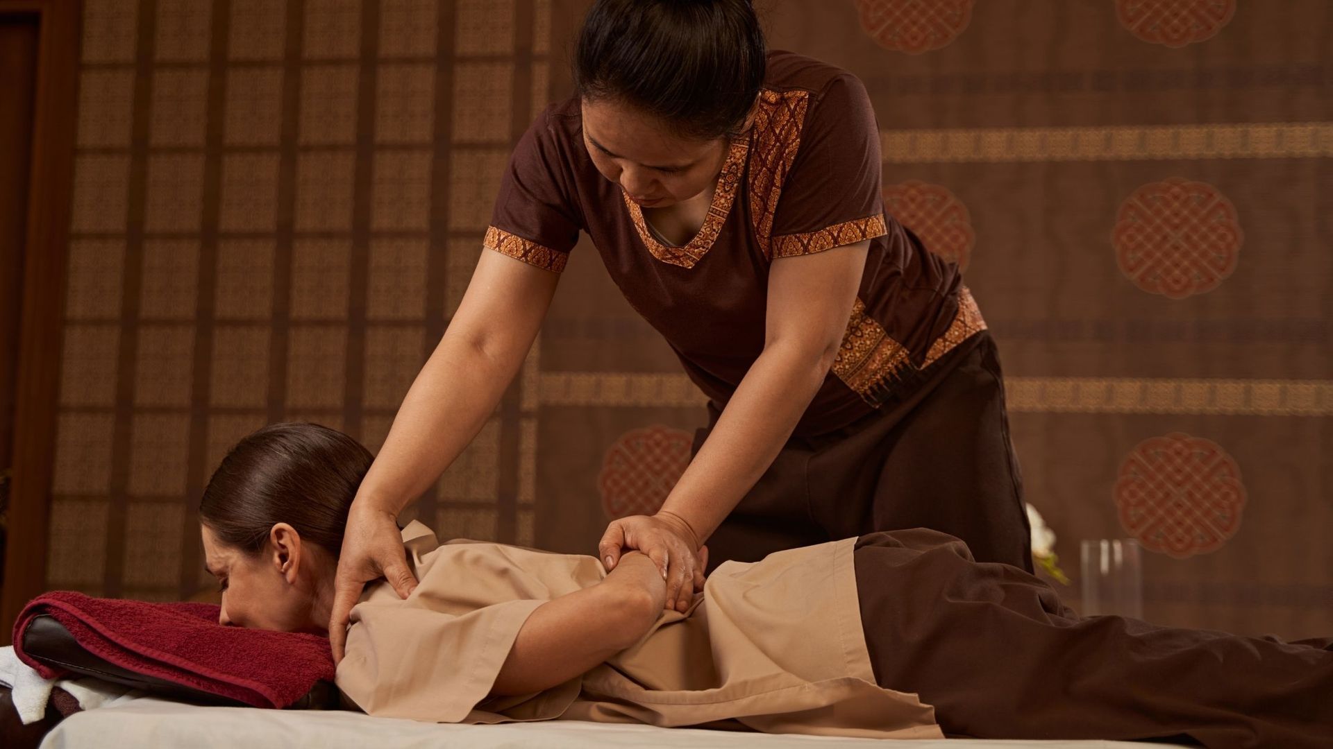 Thaimassage Drucktechnik