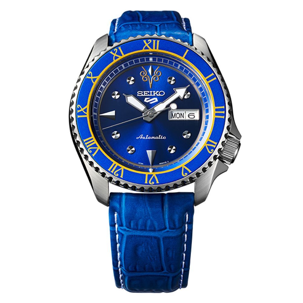 【SEIKO 精工】SEIKO 5 Sports x 快打旋風Street Fighter V聯名腕錶－春麗(SRPF17K1)