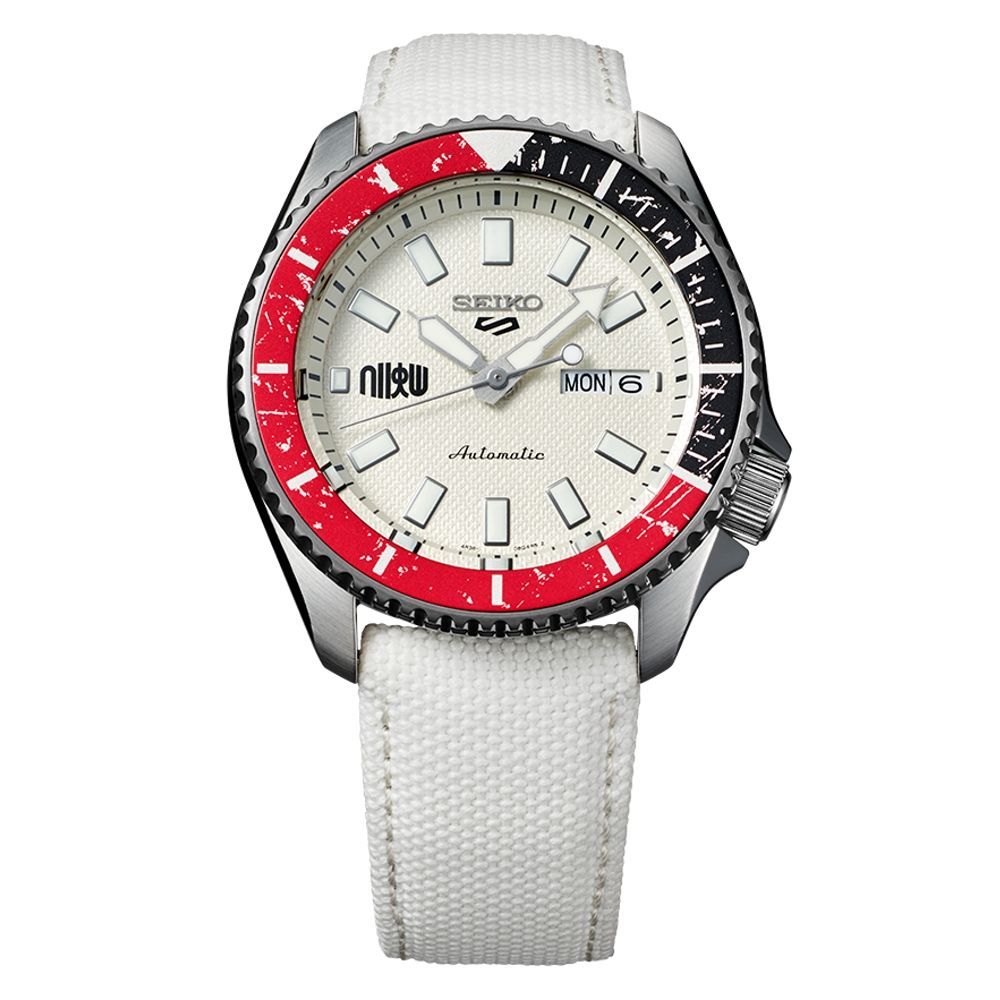【SEIKO 精工】SEIKO 5 Sports x 快打旋風Street Fighter V聯名腕錶－【送帆布錶帶及原廠好禮】