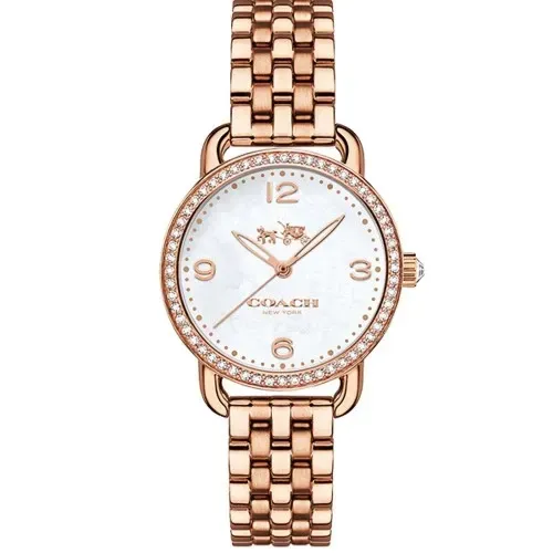 【COACH】優雅時尚魅力圈玫瑰金女錶 28mm (14502479)-funtastic方采