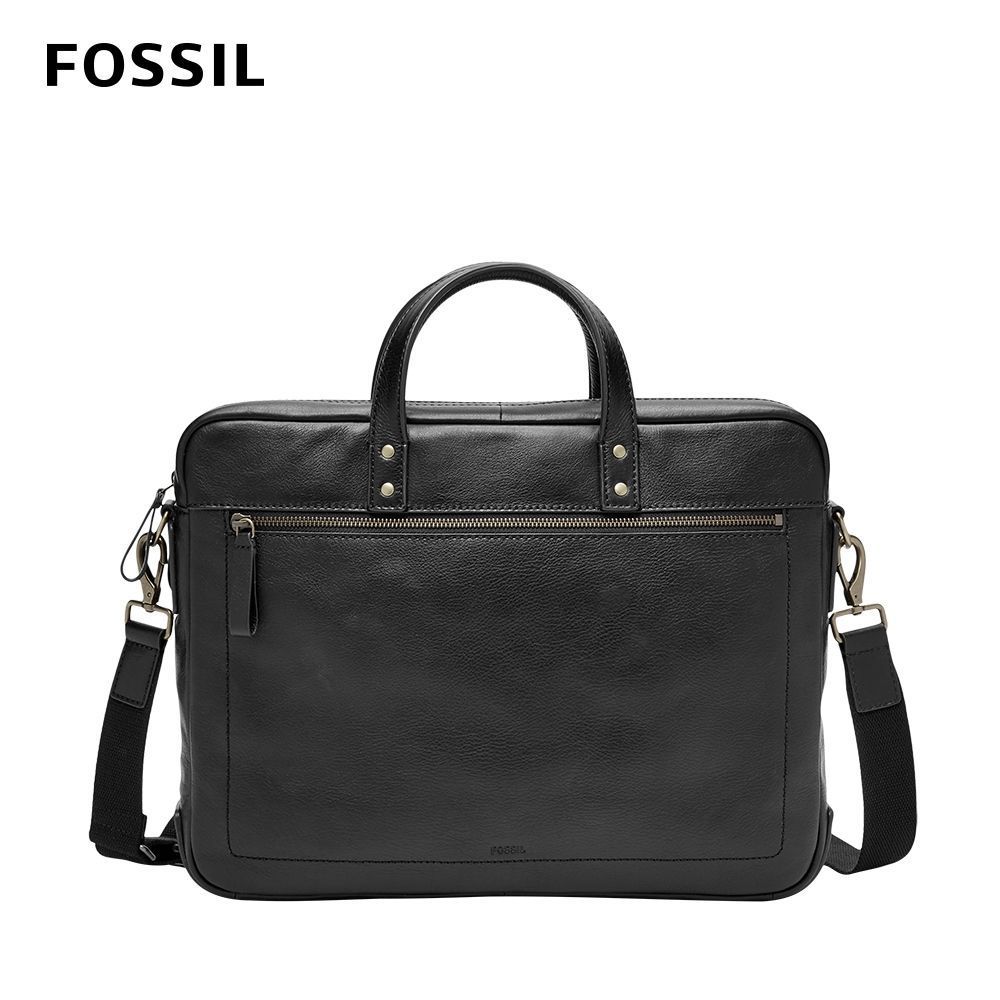 【FOSSIL】Haskell 真皮公事包(大)MBG9342001