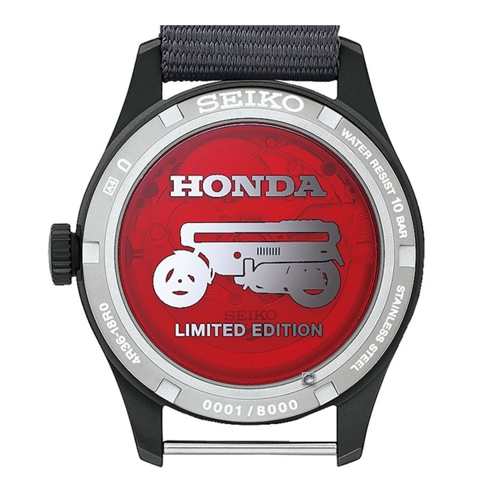 SEIKO 精工5 Sports X Honda MOTOCOMPO 本田鋼琴車 聯名限量機械錶 周年慶獻禮(HDB010/4R36-18R0Y)