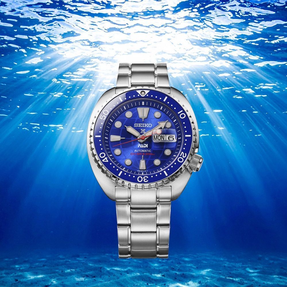 SEIKO精工 最新PROSPEX潛水機械錶 PADI 60週年限量45㎜ SK004(HBB002K1/4R36-18P0B)