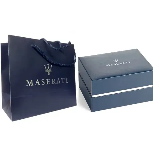 【MASERATI 瑪莎拉蒂】POTENZA 鏤空機械簡腕錶-黑X玫瑰金 42mm(R8821108039)-funtastic方采