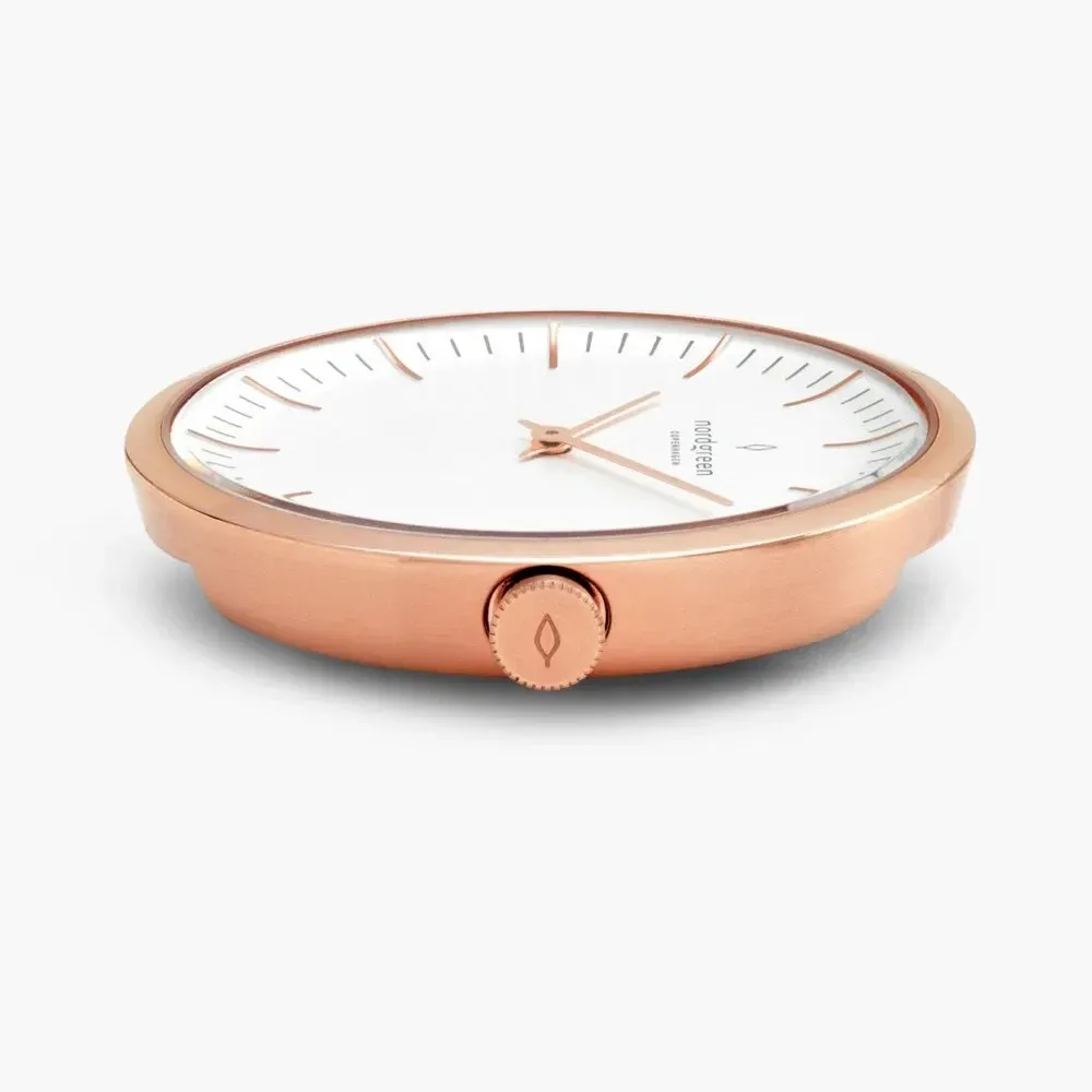 【Nordgreen】Infinity無限 復古棕真皮腕錶 32mm (IN32RGLEBRXX)-funtastic方采