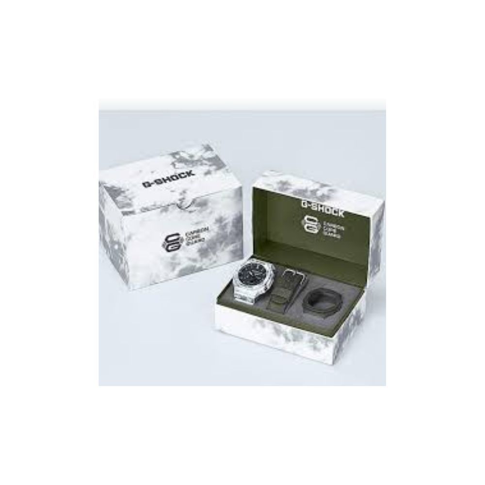 CASIO 卡西歐 G-SHOCK 雙顯運動電子錶 GAE-2100GC-7ADR