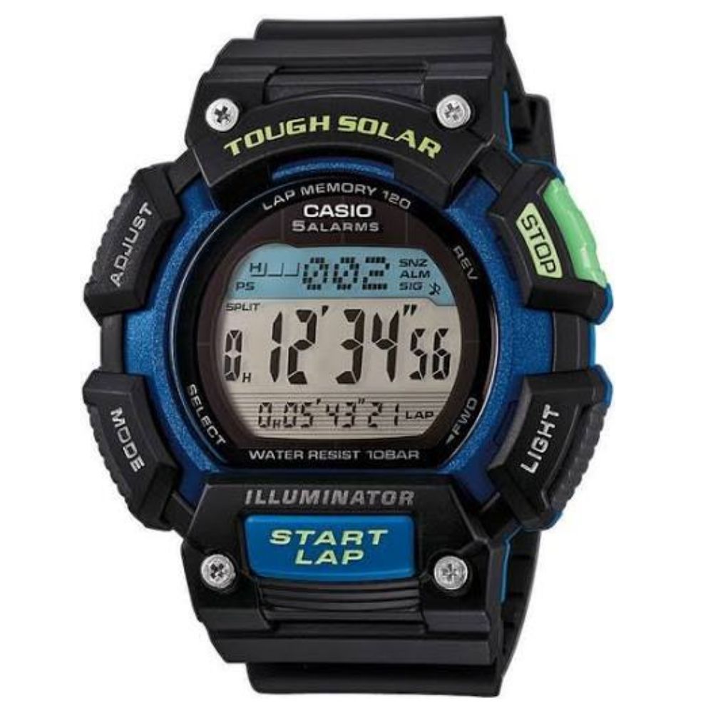 CASIO 光動能 大錶徑 多功能運動錶 STL-S110H-1B (110 B)