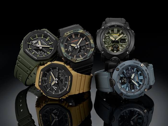 【G-SHOCK】軍事工裝綠 八角碳纖維防震腕錶 農家橡樹 (GA-2110SU-3A)-funtastic方采