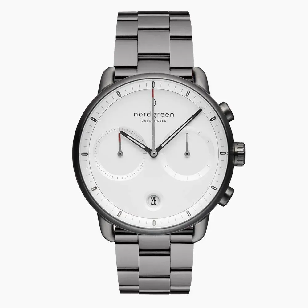 【Nordgreen】Native本真 Pioneer先鋒復古腕錶42mm(PI42GM3LGUXX)-funtastic方采