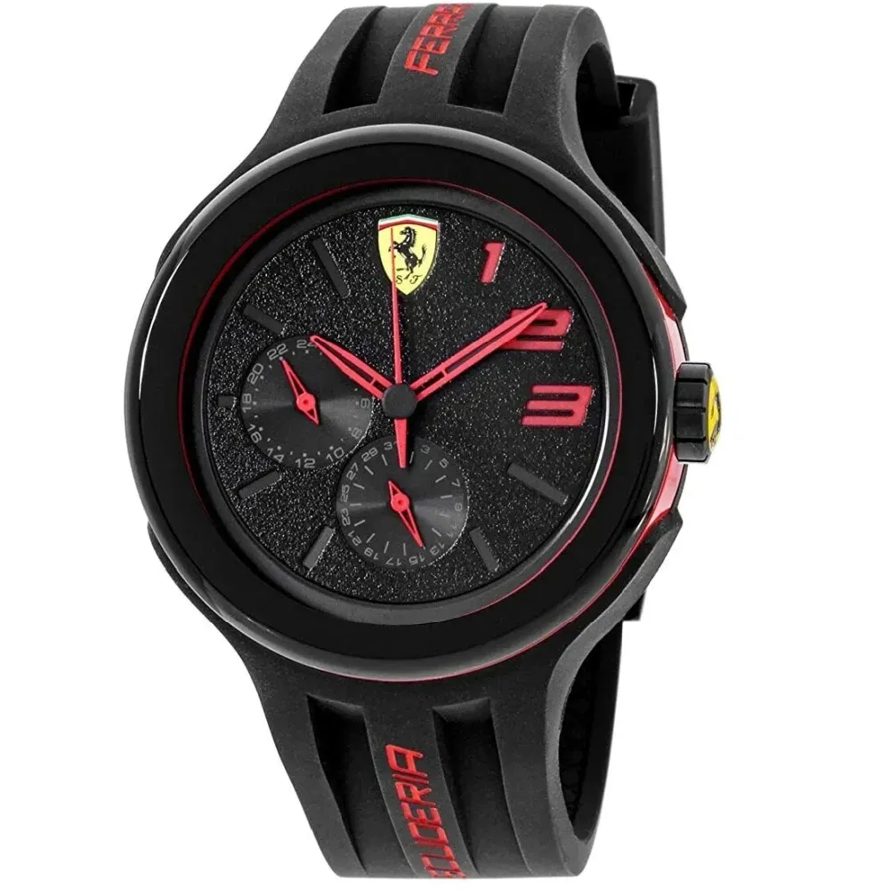 【FERRARI 法拉利】狂法拉利時尚流行速度運動錶 44mm (0830223)-funtastic方采
