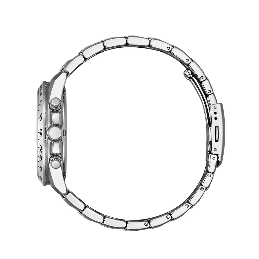【CITIZEN 星辰】Chronograph 藍色三眼計時石英手錶 44mm (AN8230-59L) 附提袋-funtastic方采