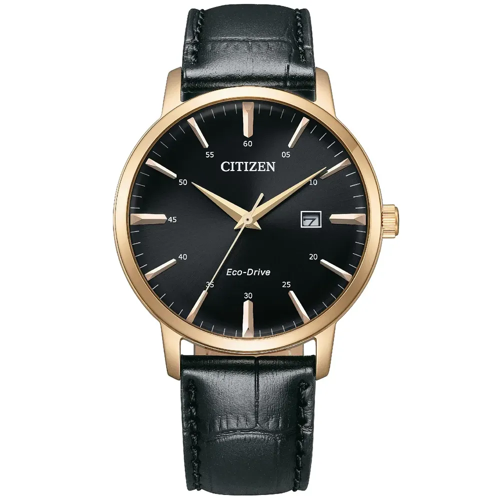 【CITIZEN 星辰】GENT'S系列 光動能 簡約商務腕錶 40mm(BM7462-15E)-funtastic方采