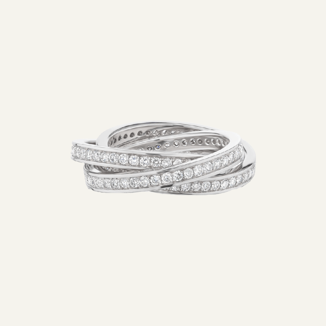 Bead set rolling ring