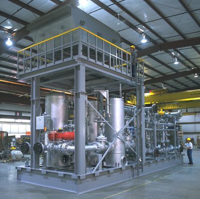 Petroleum Plant Equipment In Factory