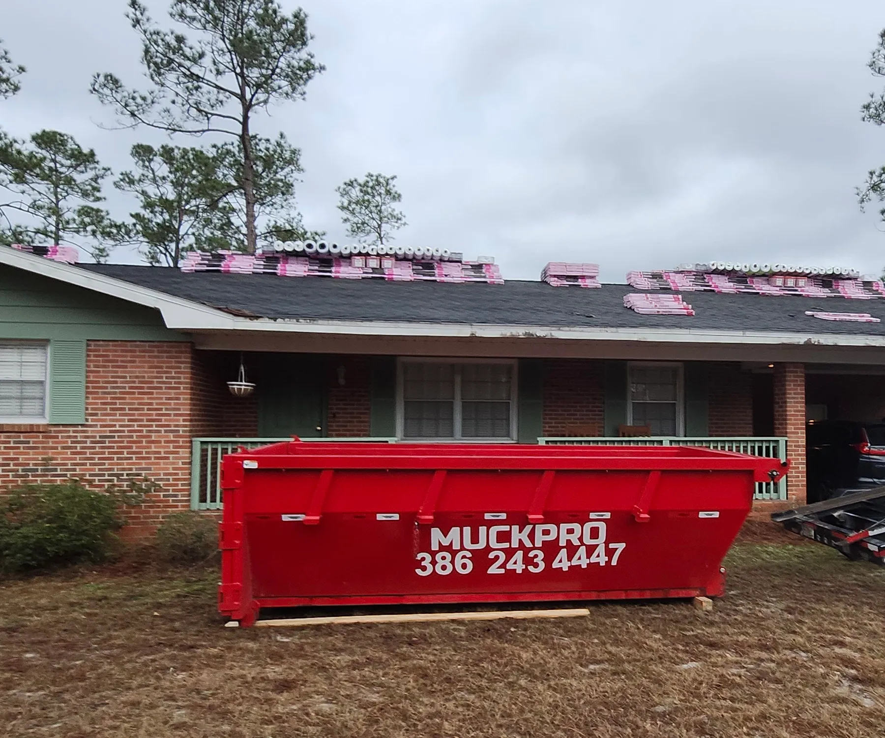 15 yard roll off dumpster
