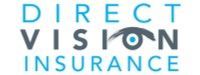 Direct Vision Insurance logo with blue and gray text and an eye symbol in the word “Vision”