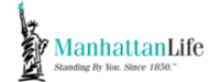 ManhattanLife logo with Statue of Liberty graphic and tagline “Standing By You. Since 1850.”