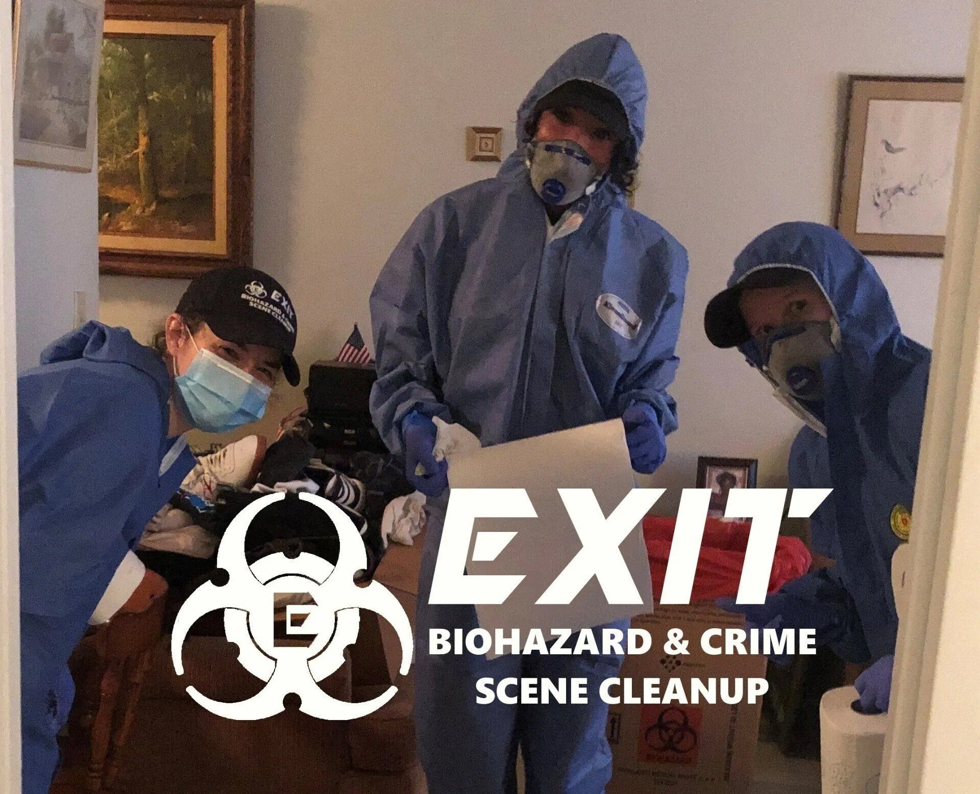 Professional Biohazard technicians