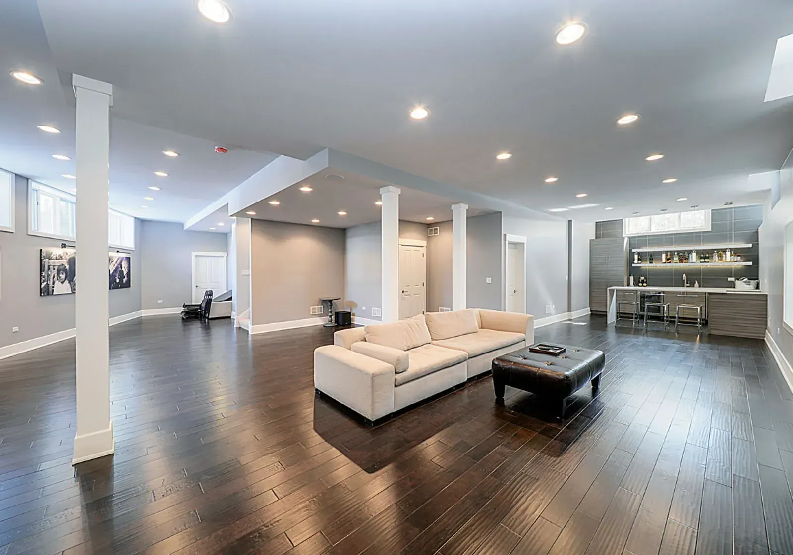 Finished basement by Elite Basement Solutions in Feasterville-Trevose PA