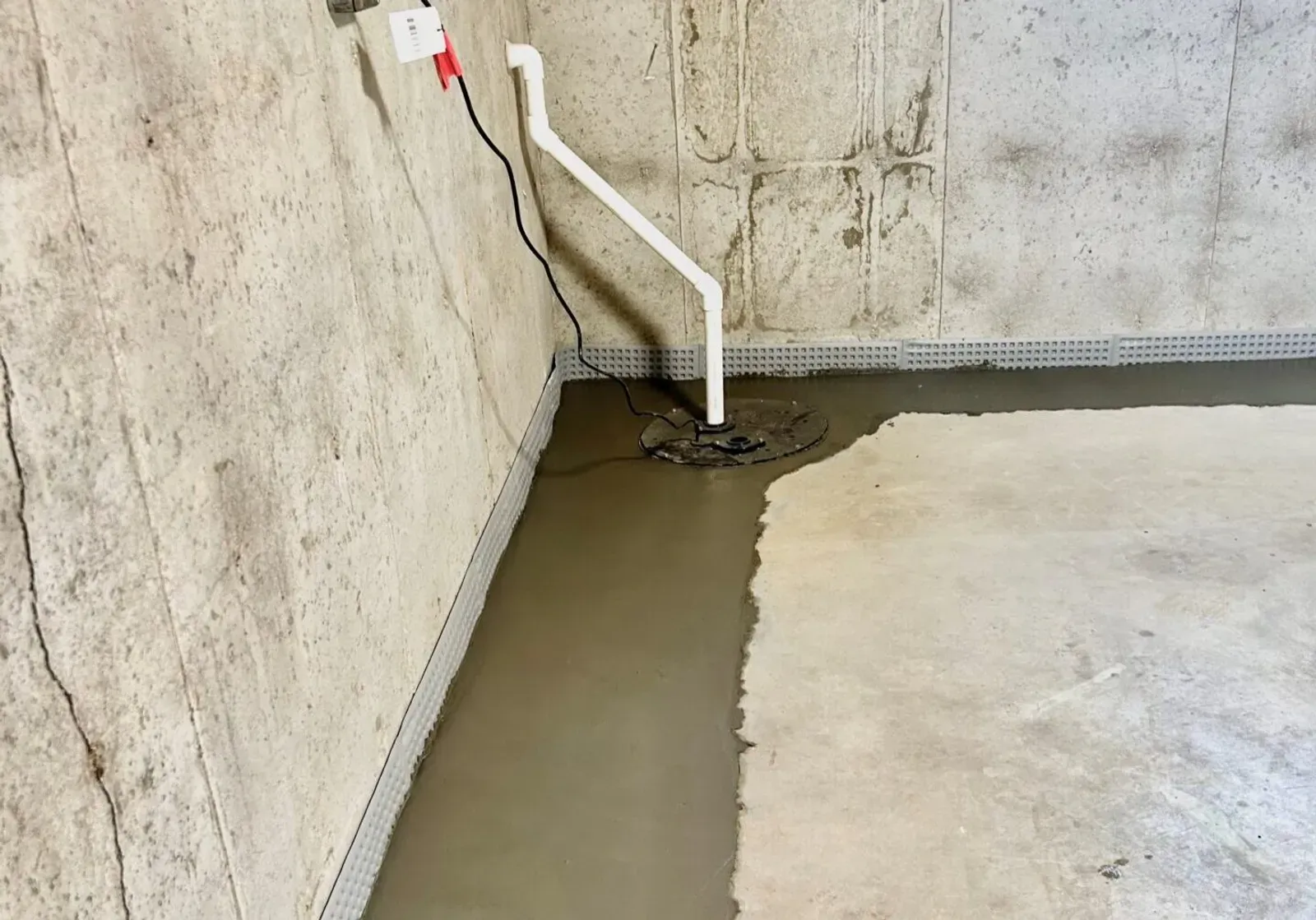 Basement French drain by Elite Basement Solutions in Feasterville-Trevose PA