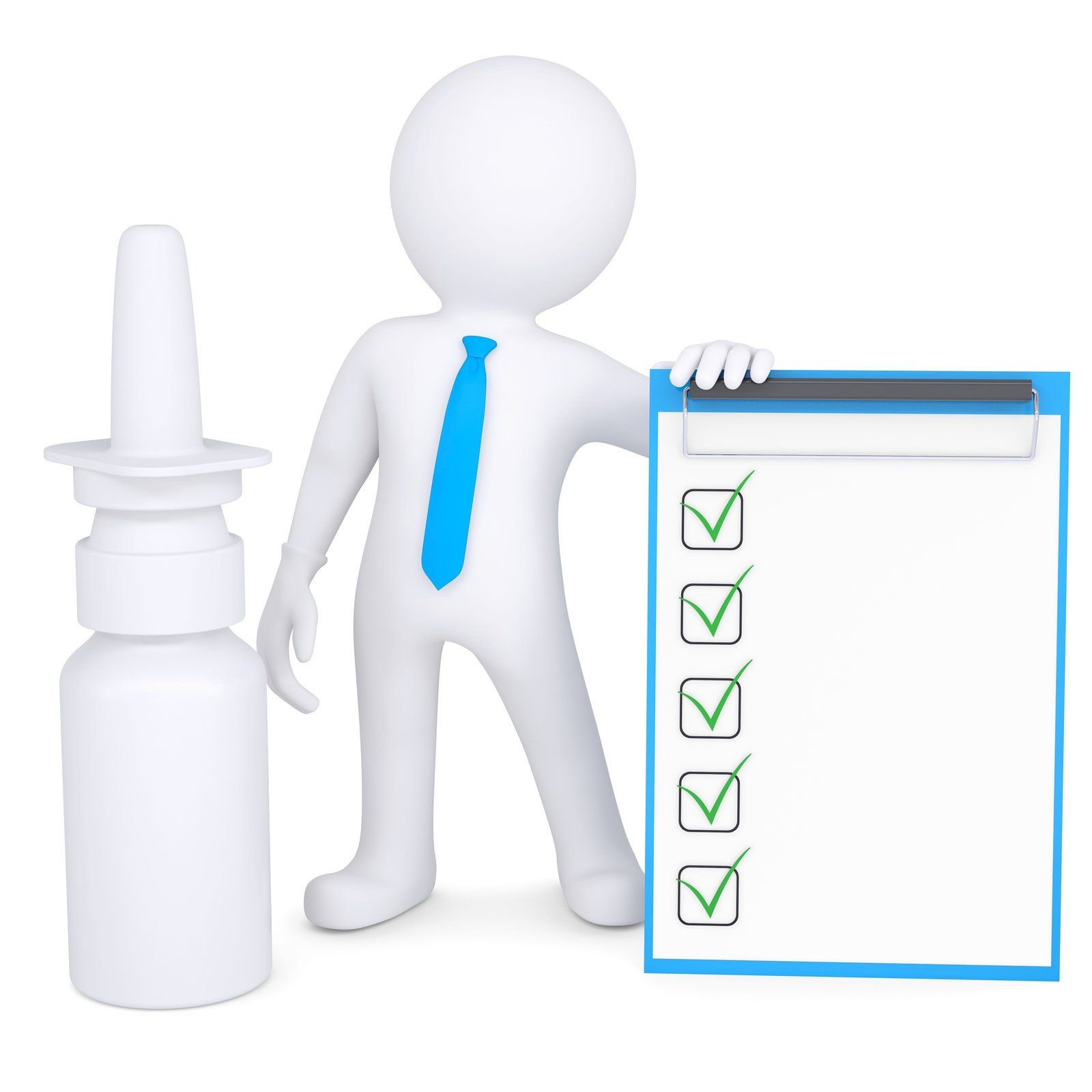 3d-man-holding-nasal-spray-checklist