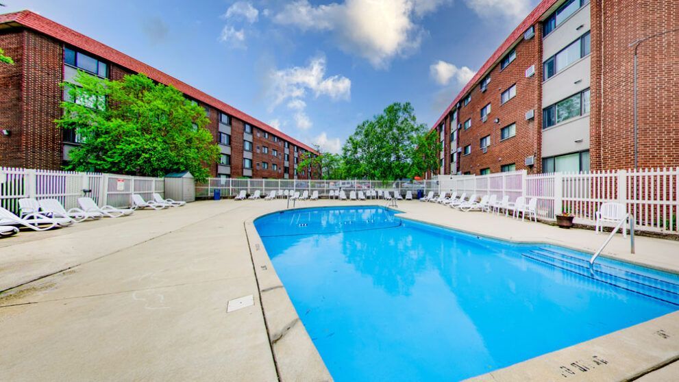 Westbrook apartments pool photo alternate angle