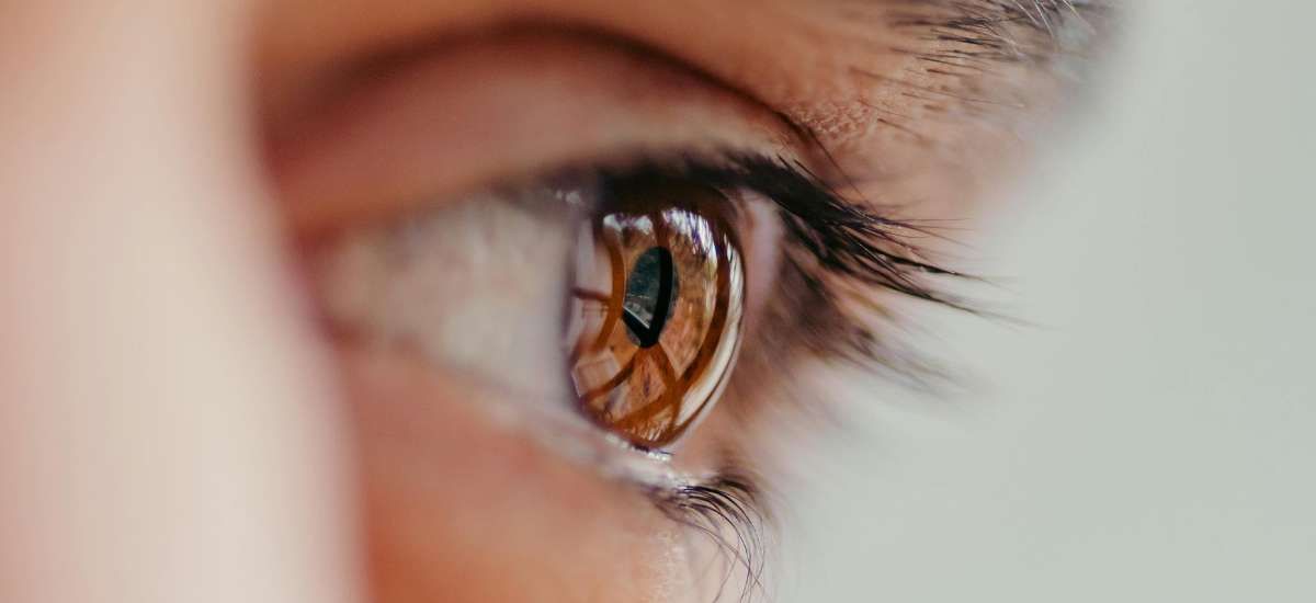 Close up of an eye.