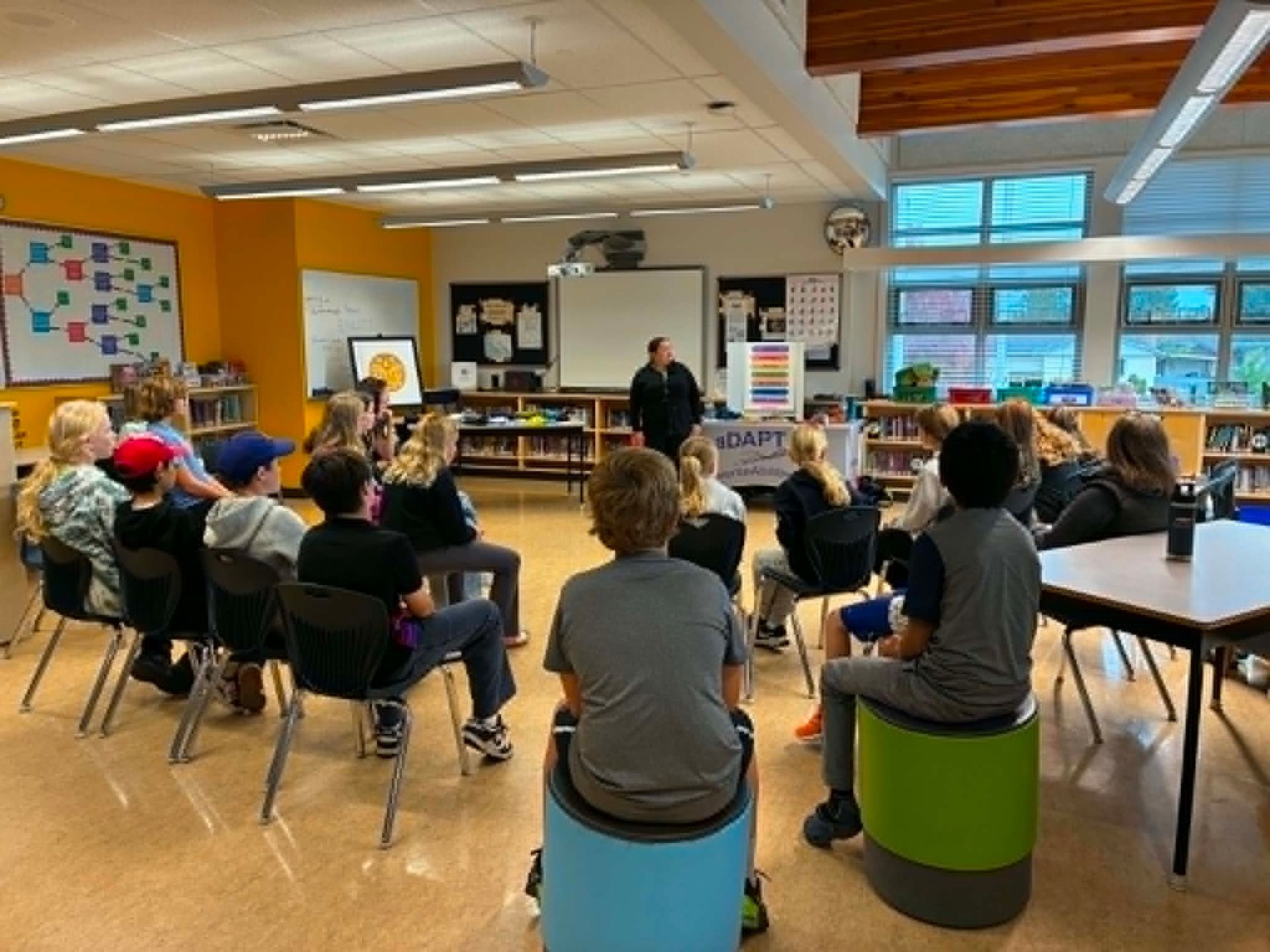 Students learning from the Youth aDAPT speaker