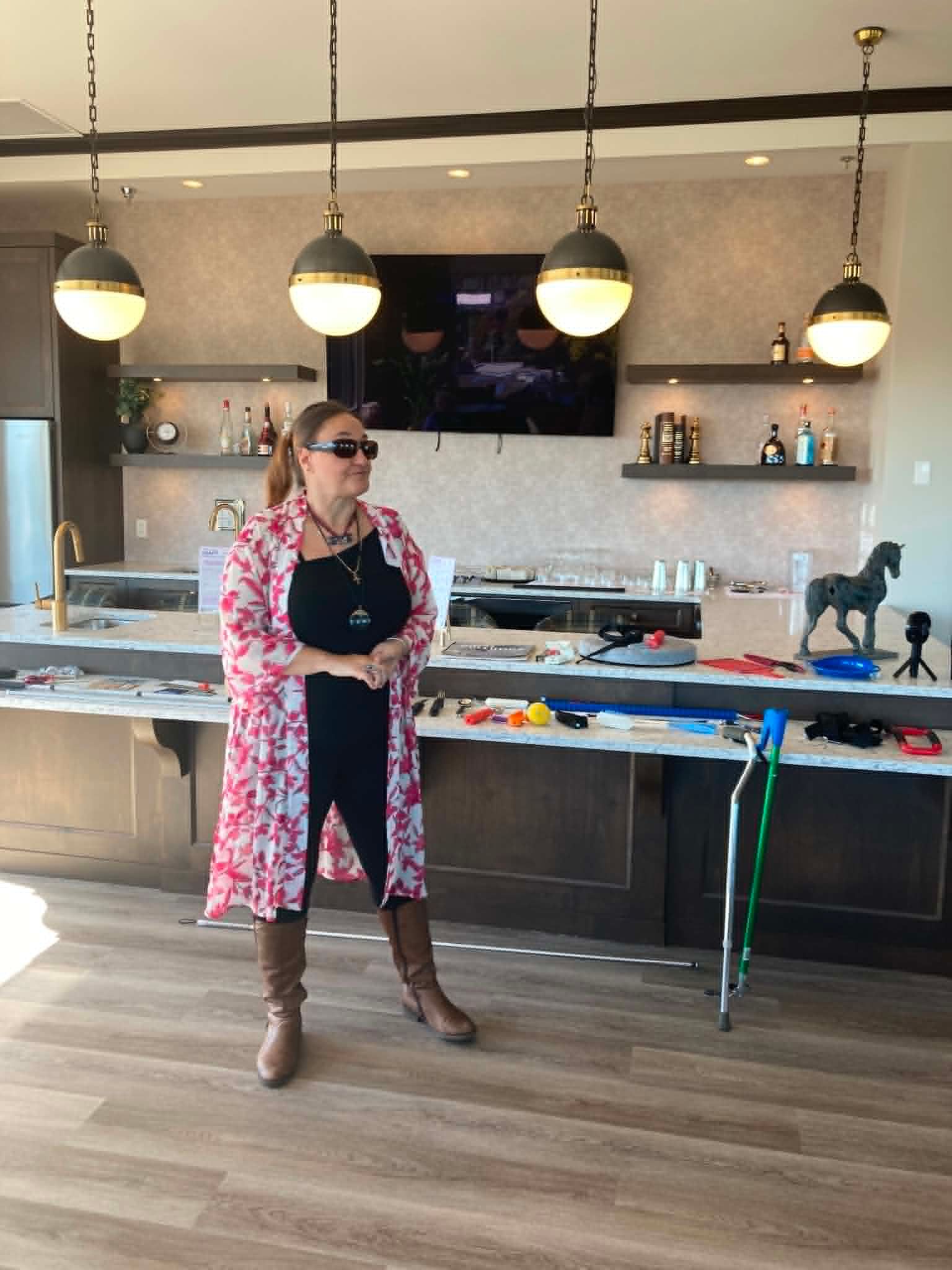 Gina hosting a lunch and learn in Edmonton