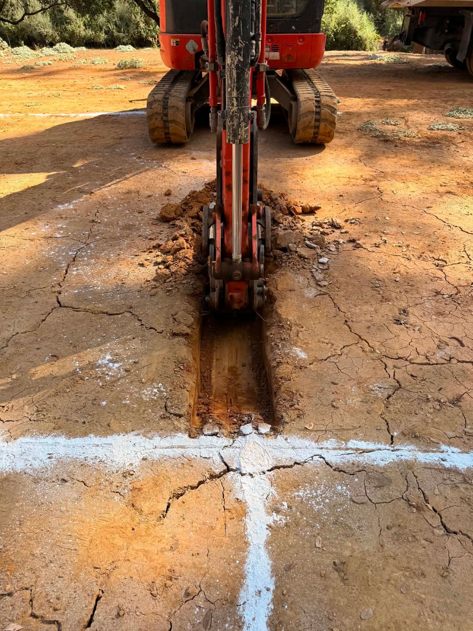 Footing Excavation for a new Home in Columbia. T-N-T Paving & Excavating in collaboration with Tri County Construction.