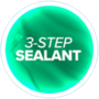 A circular, bright green graphic featuring the white text