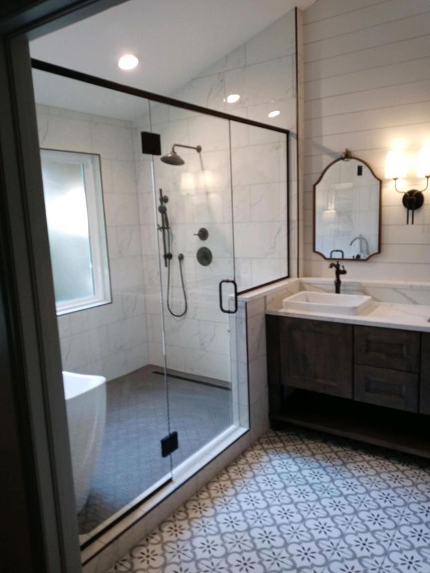 Modern bathroom interior
