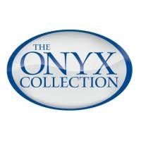 The Onyx Collection logo: blue oval with white interior, dark blue text.