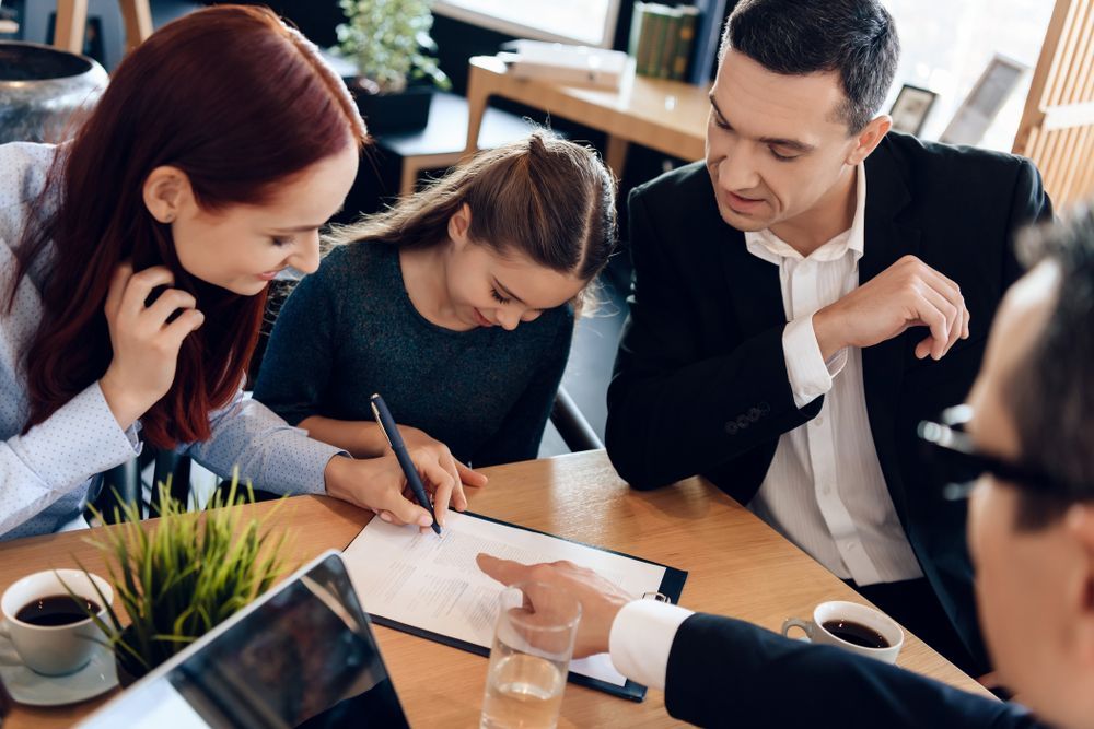 Family Lawyer Discussing Documents in Ballina