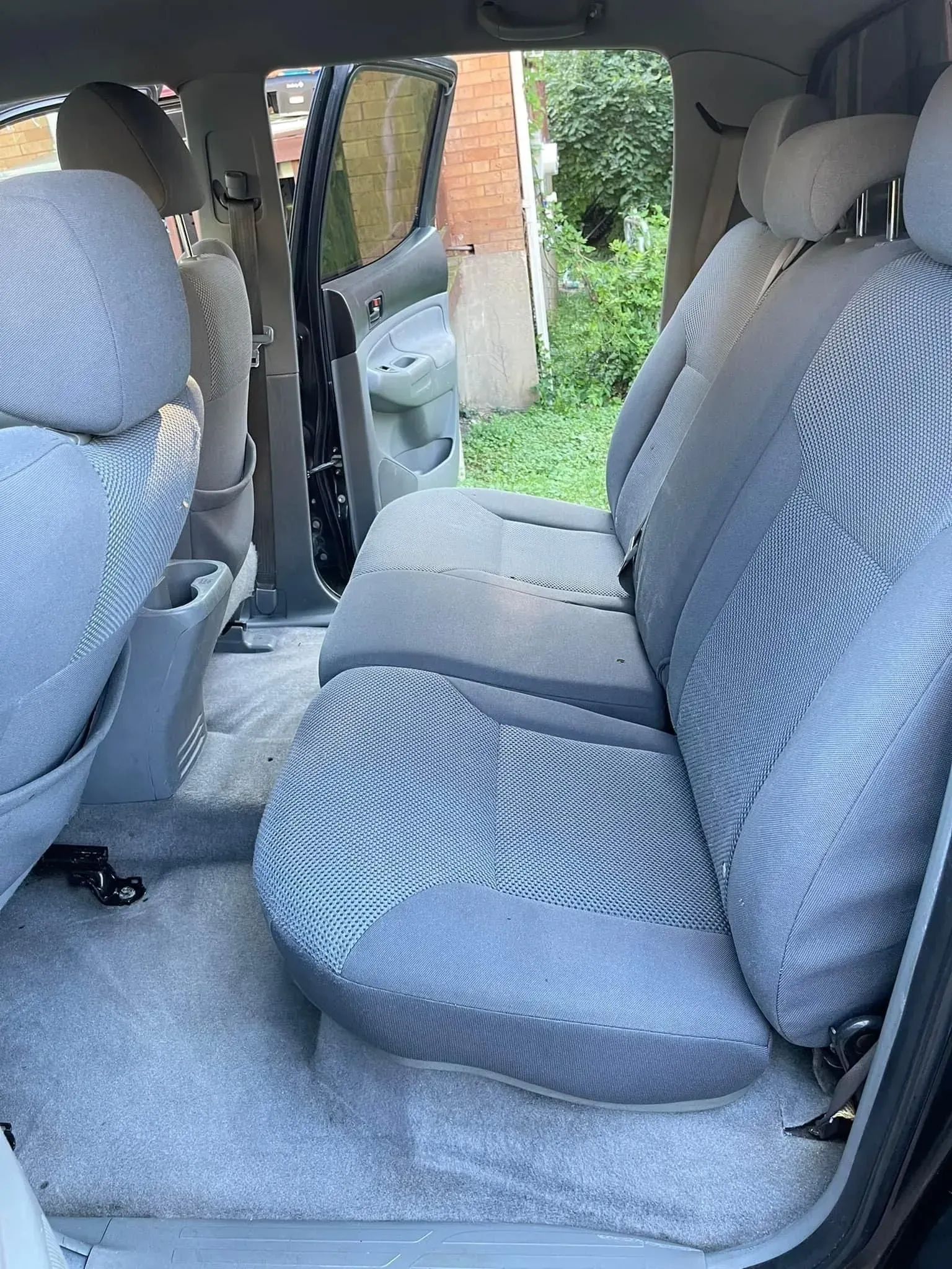 After car interior cleaning service in Columbus, Ohio.