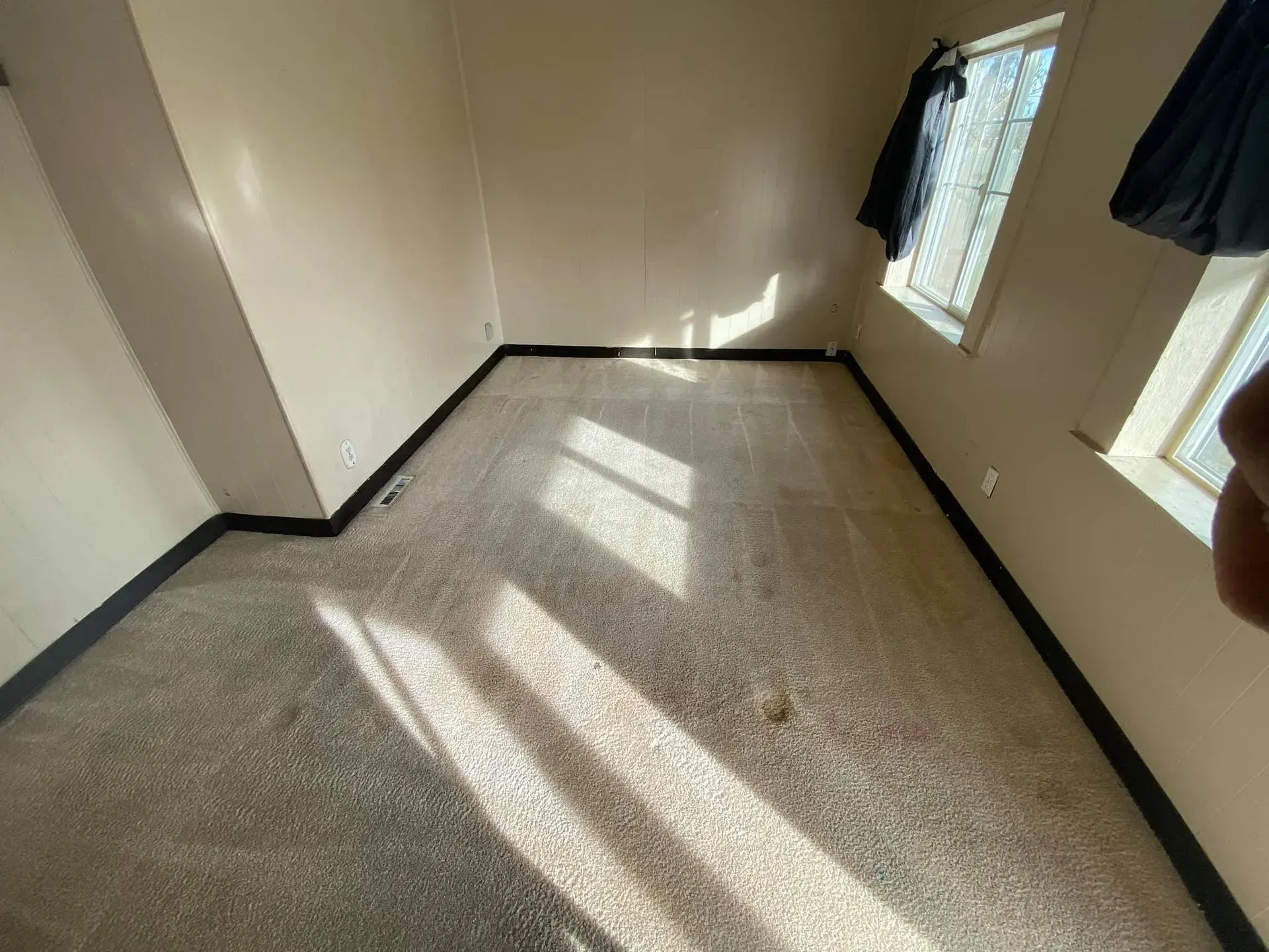 After professional carpet cleaning service in Columbus, Ohio.