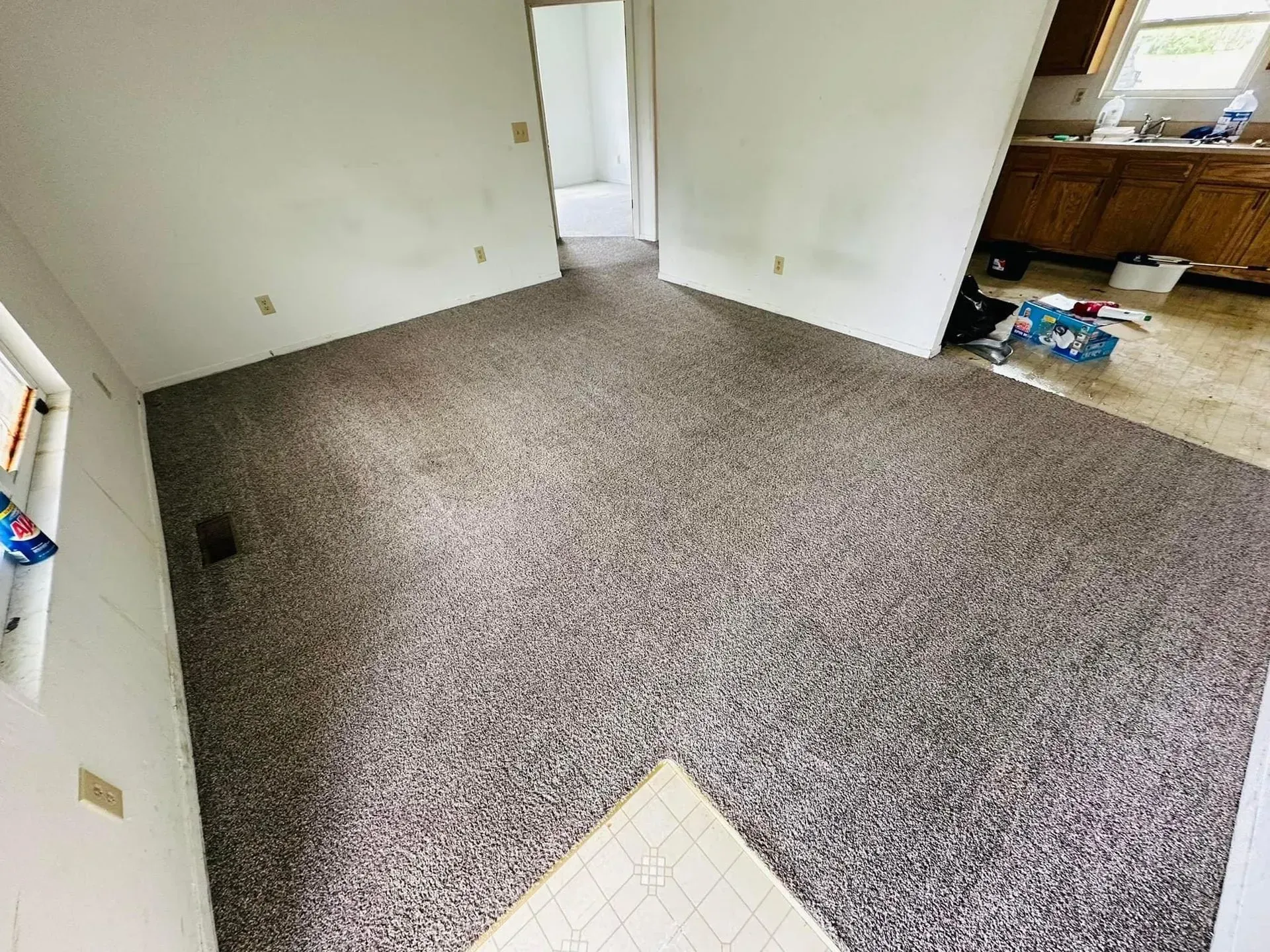 After professional carpet cleaning service in Columbus, Ohio.