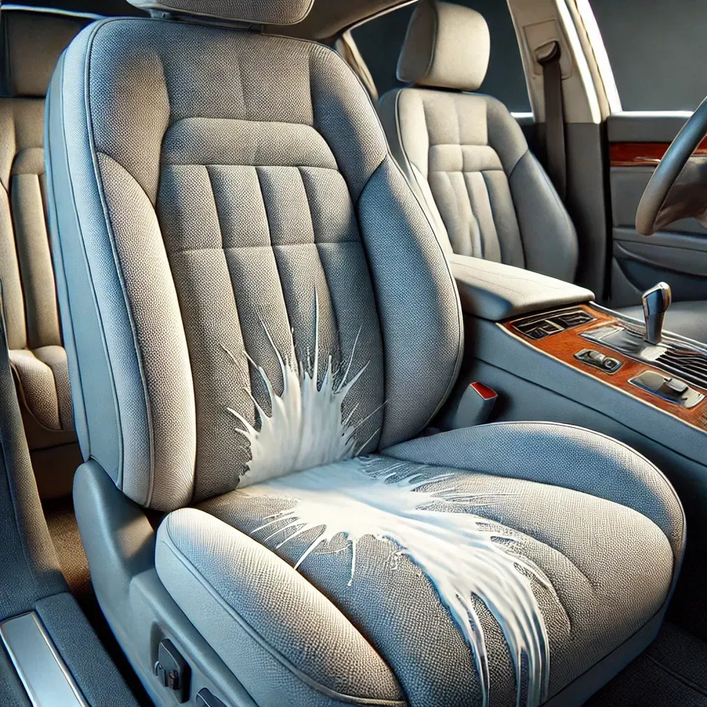 Auto interior paint stain removal and detailing service in Denver, Colorado.