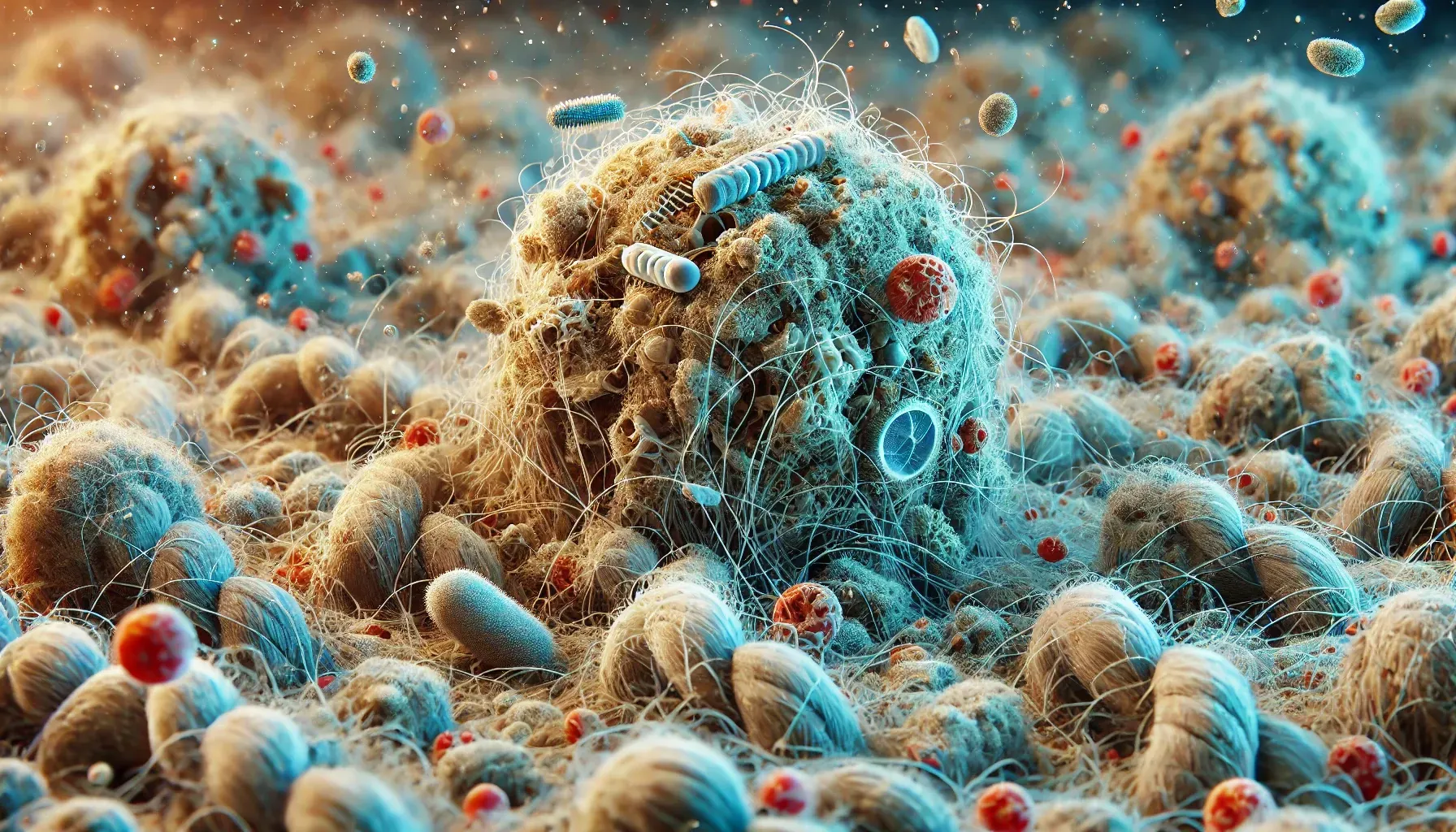 Bacteria, allergens, and germs lingering deep within carpet fibers.