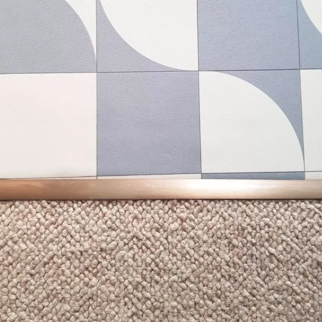 Carpet door threshold replacement service in Denver, Colorado.