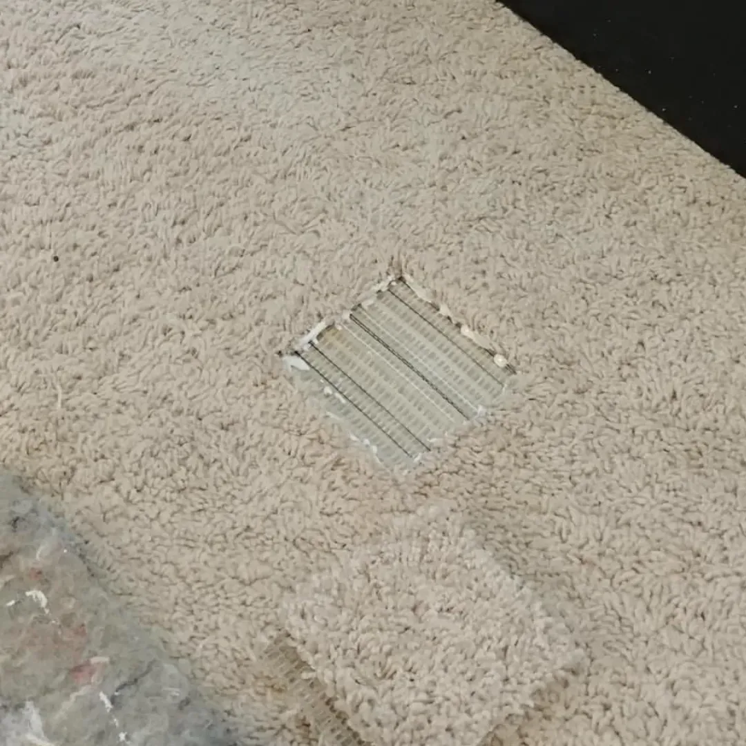 Residential carpet patching service.