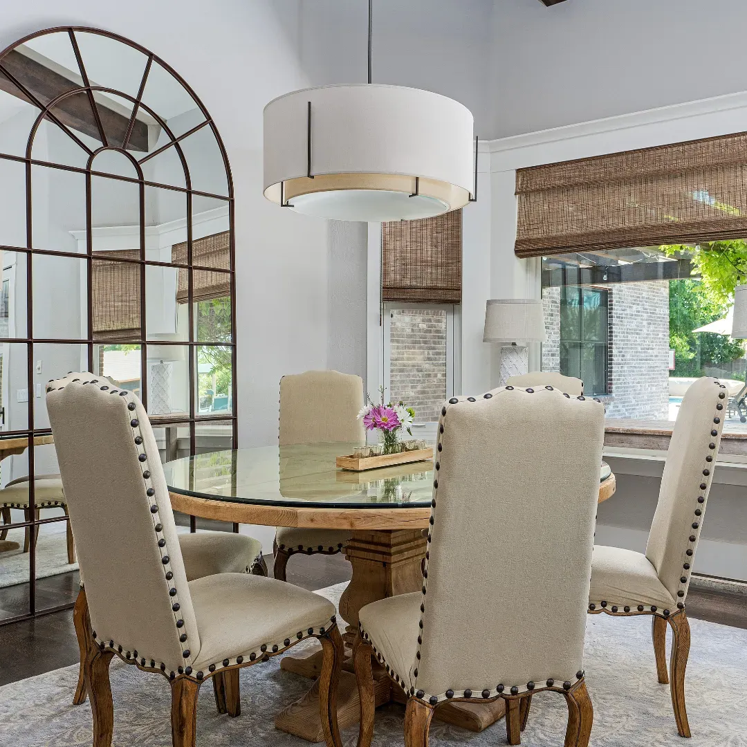 Dining chair upholstery cleaning service in Atlanta, Georgia.