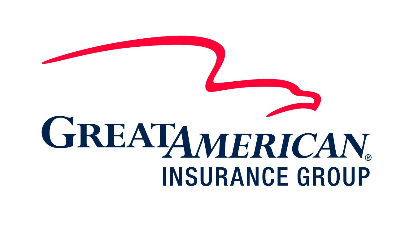 The great american insurance group logo has a red eagle on it.