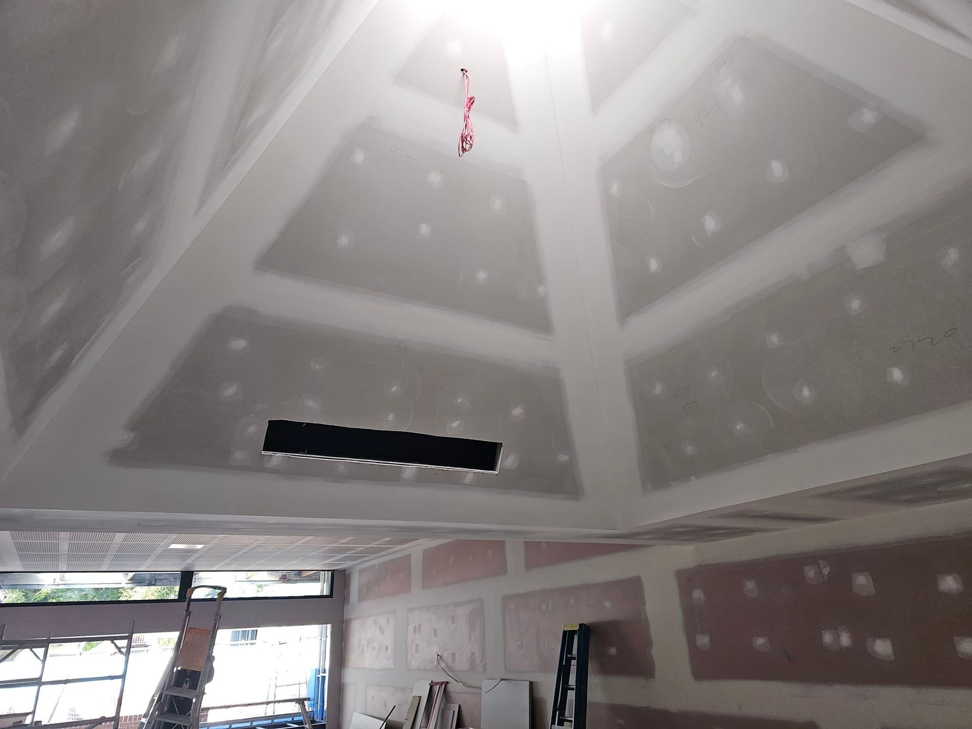 A Room With A Ceiling That Is Being Remodeled — LMS Painting & Maintenance Pty Ltd In North Lambton, NSW