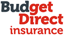 Budget Direct insurance logo with dark blue 