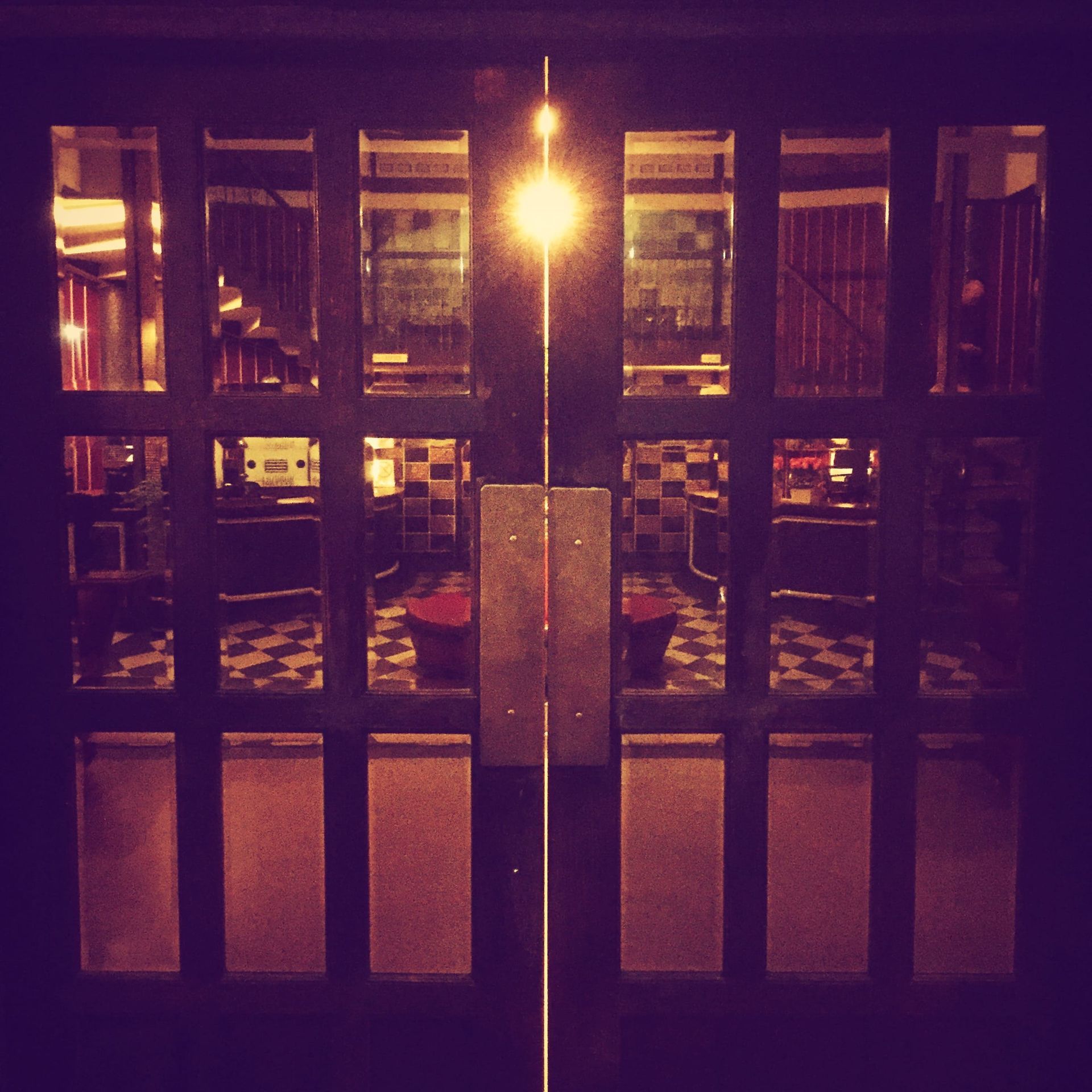 Photograph taken of the interior of the Atlanta Hotel in Bangkok.