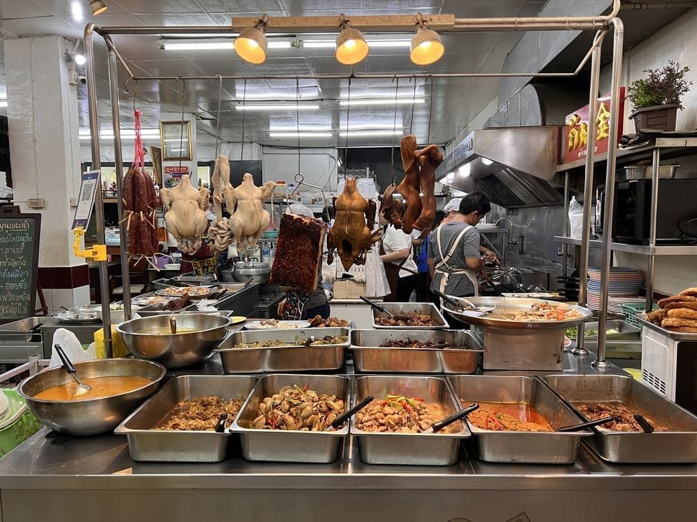 Photograph for the food section of a city guide to the Thai town of Trang.