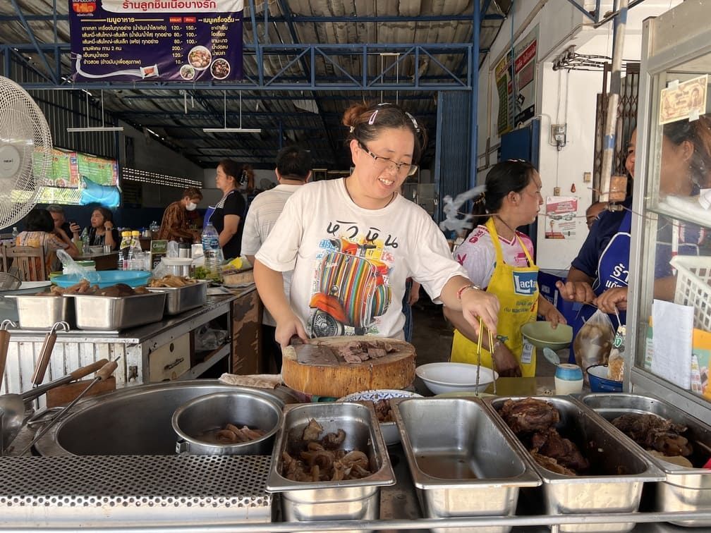 Photograph for the food section of a city guide to the Thai town of Trang.